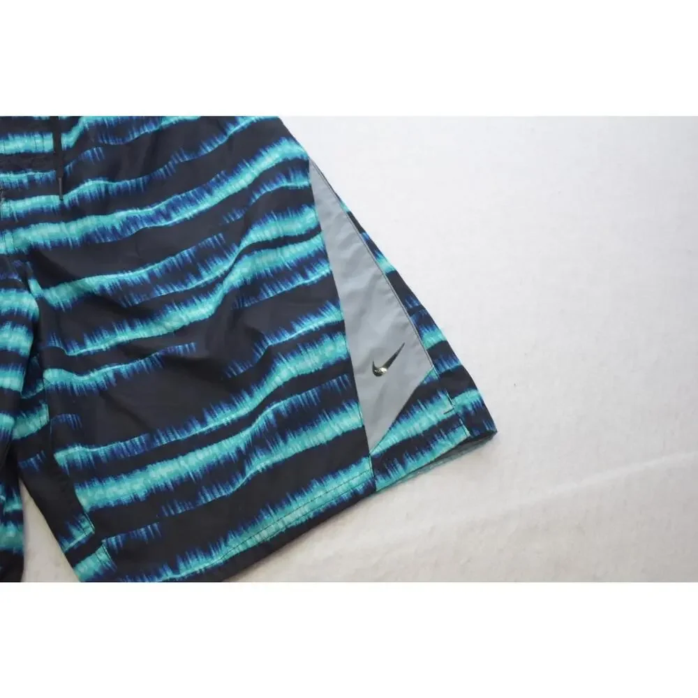Nike Board Shorts Striped Athletic Netted Performance Mens‎ Size Medium